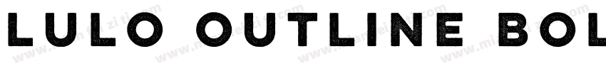 Lulo Outline Bold字体转换
